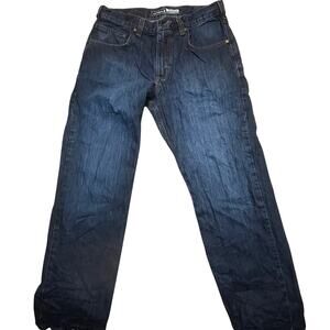 Carhartt Relaxed Fit Blue Denim Jeans Mens 32x30 Workwear Skater Dark Wash